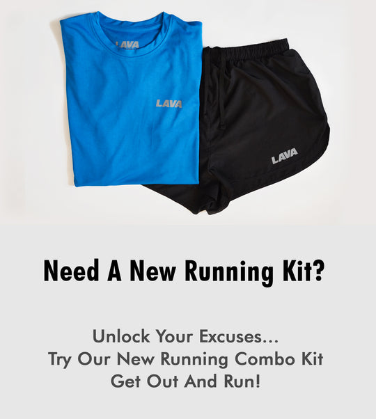 Lava Sportswear Running Kit training, performance activewear apparel clothing
